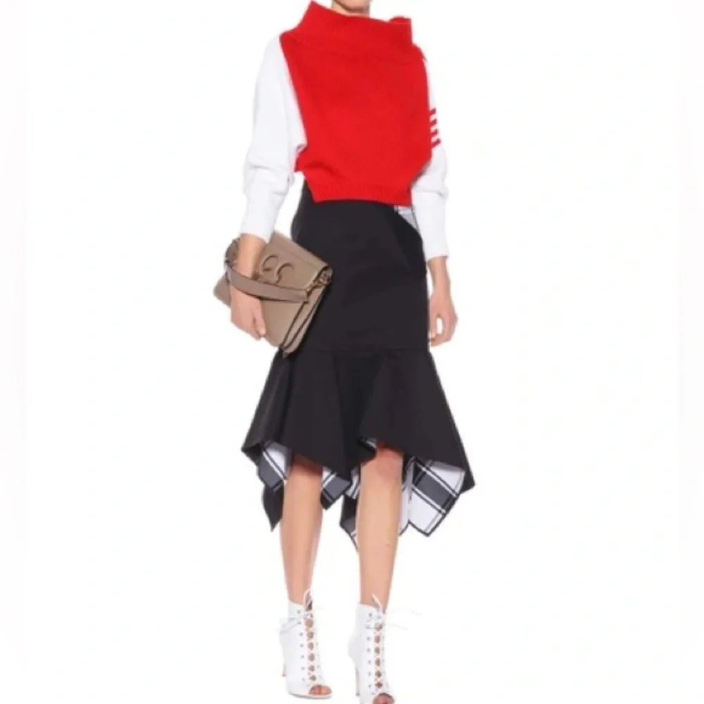 MONSE zipper trumpet skirt NWOT